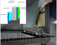 Напольный люк Стелс-У 1200*1200 уголок утепленный схемы